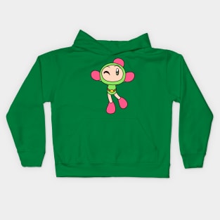 Green - Super Bomberman R Kids Hoodie